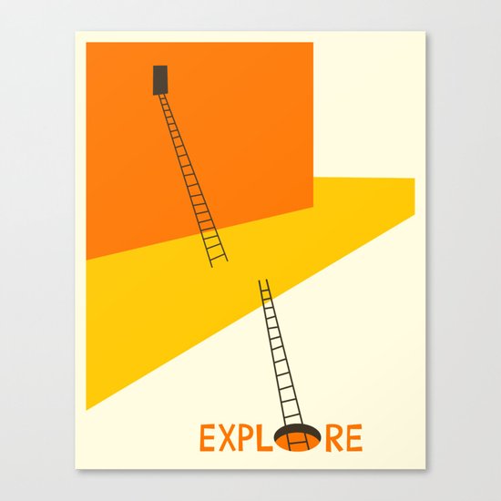 EXPLORE Canvas Print