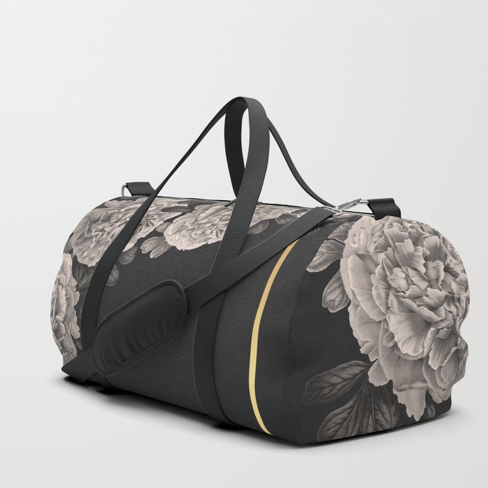 Flowers on a winter night Duffle Bag