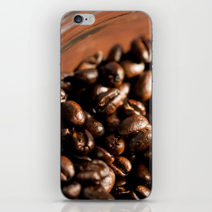 Morning roast, coffee beans iPhone Skin