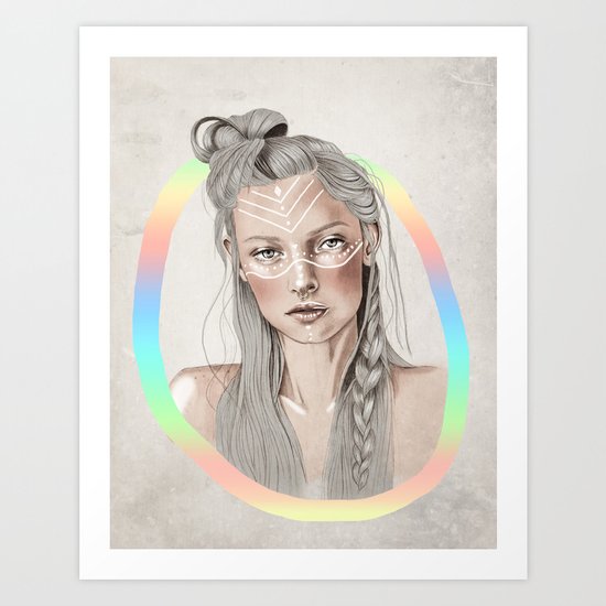 there are no rules for expression. Art Print