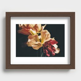 Sienna Flowers Recessed Framed Print