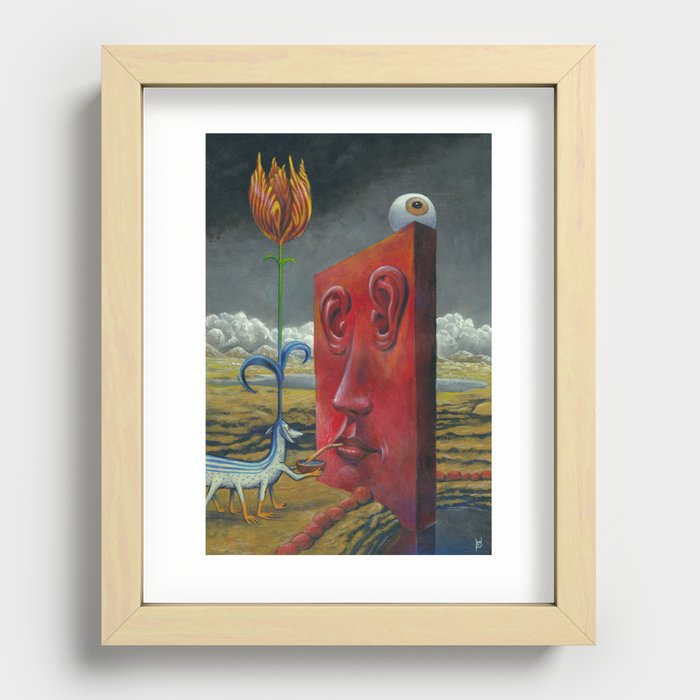 The Break Recessed Framed Print