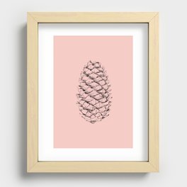 Pinecone Recessed Framed Print