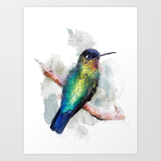 Hummingbird Art Print