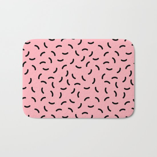 Memphis pattern 40 Bath Mat