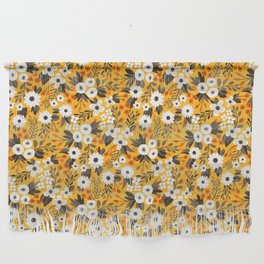 Modern Autumn Floral Wall Hanging