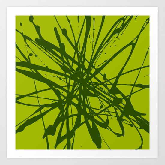Bloom Green Art Print