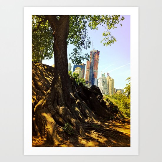 Roots of the Big Apple Art Print