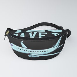 Airplane Pilot Plane Aircraft Flyer Flying Fanny Pack