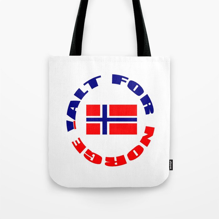 motto of norway 3 -alt for norge Tote Bag