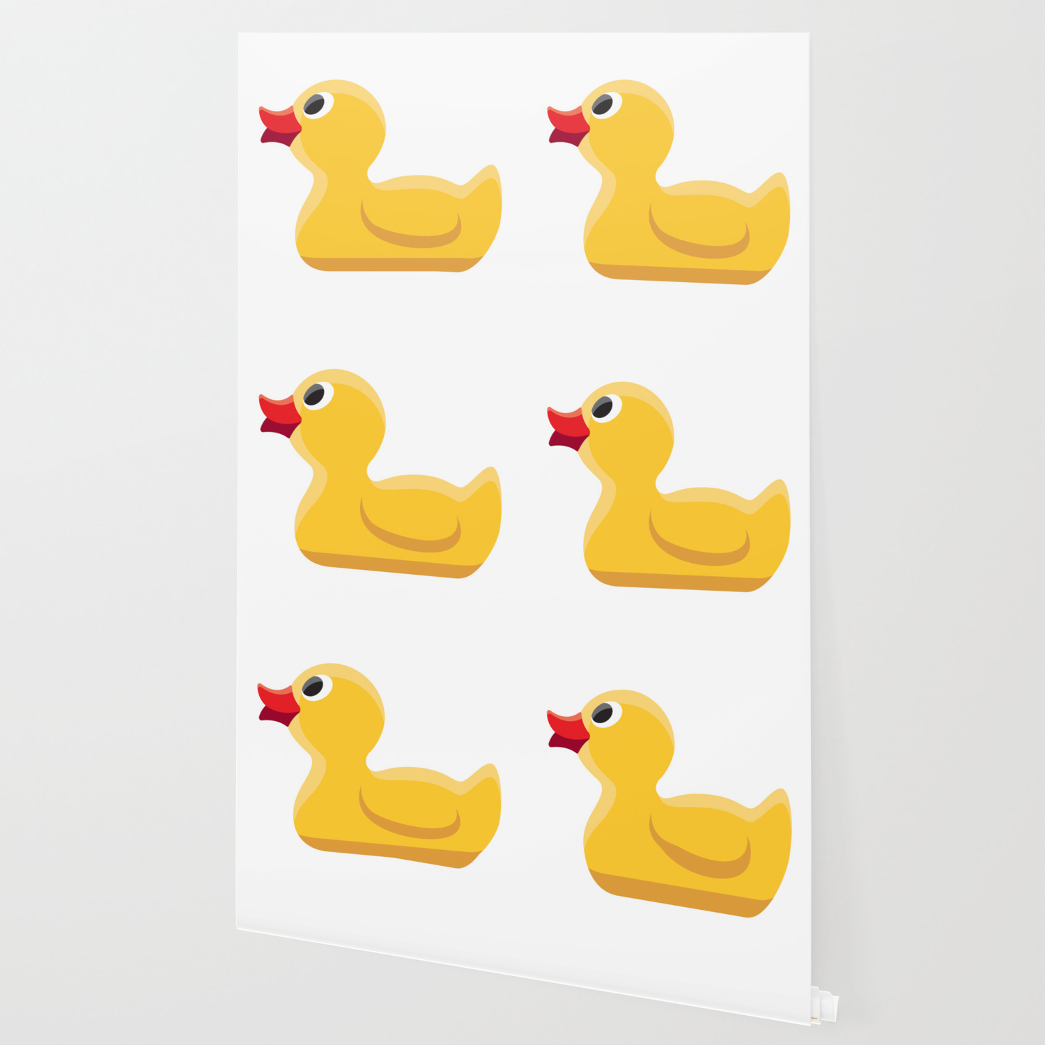 Cute Yellow Rubber Duckie Wallpaper By Bortonia Society6