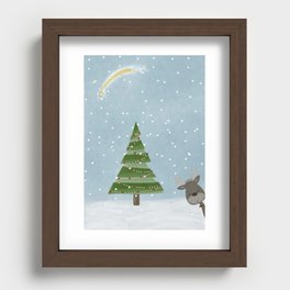 Christmas theme Recessed Framed Print
