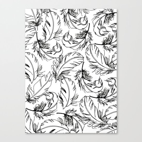 Feathers Canvas Print