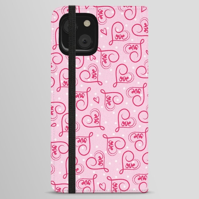 Valentine Hearts of Love iPhone Wallet Case