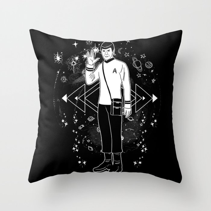 LLAP Vulcan in Space Throw Pillow