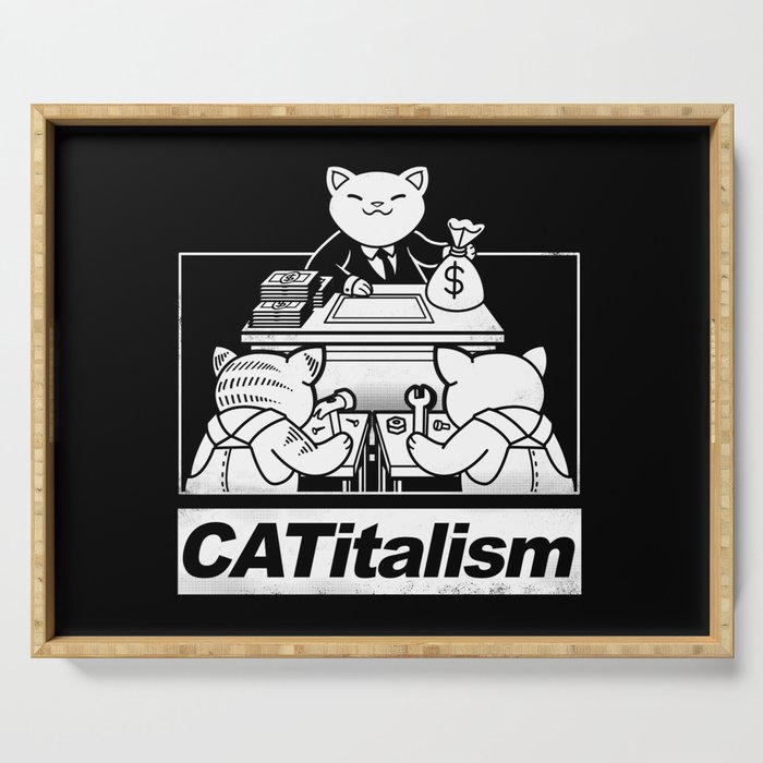 CaTitalism Serving Tray