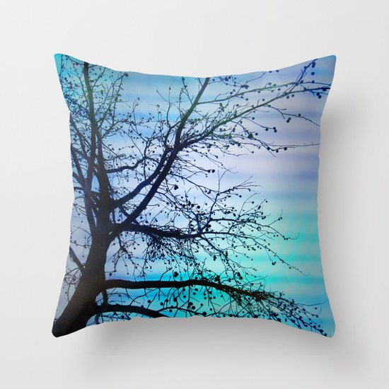 tree of wishes Throw Pillow