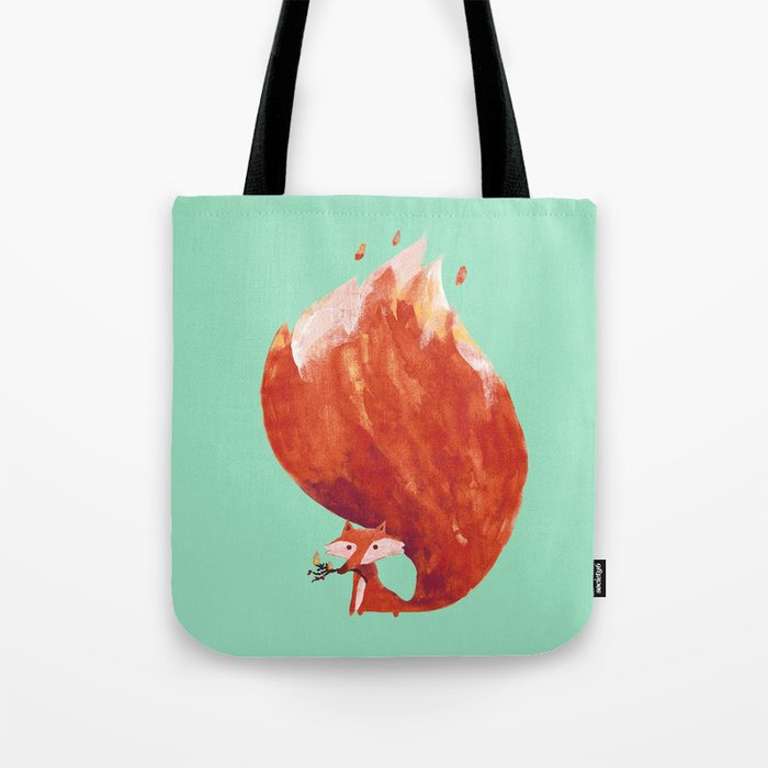 Kitsune (Fox of fire) Tote Bag