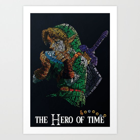 Hero of Time Art Print