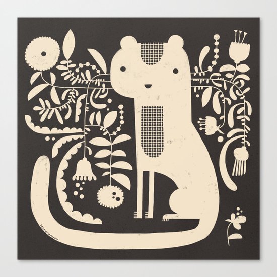 FLAMBOYANT WHISKERS Canvas Print