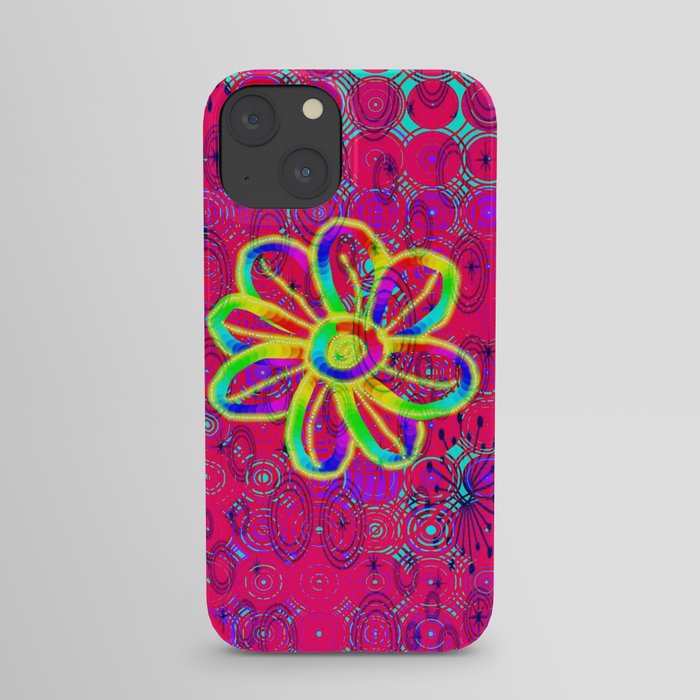 Rainbow Flower iPhone Case