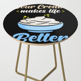 Sour Cream Side Table