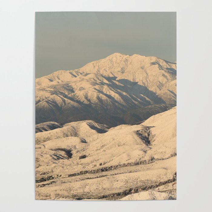 Winter Snow in the Mountains Poster