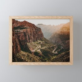 zion national park Framed Mini Art Print