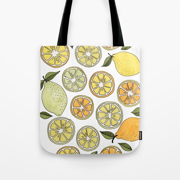 Lemon Lime Tote Bag