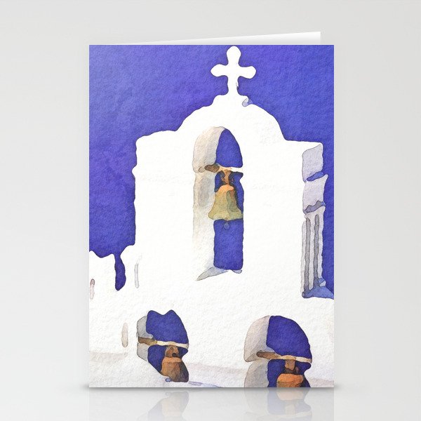 Santorini Greece #12 Stationery Cards