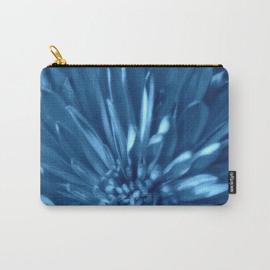Flower | Flowers | Sky Blue Mums Carry-All Pouch
