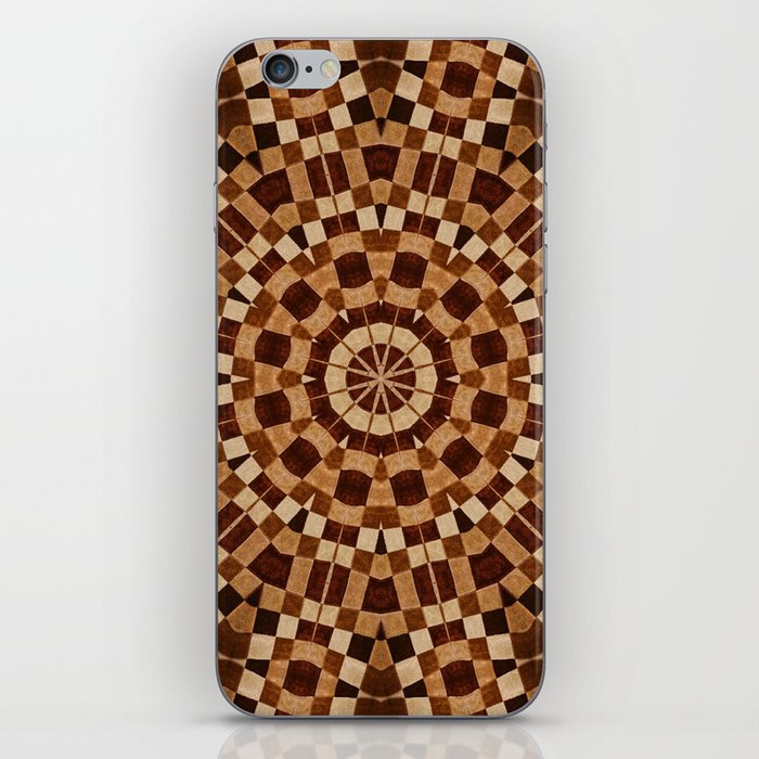 beige and brown textile iPhone Skin