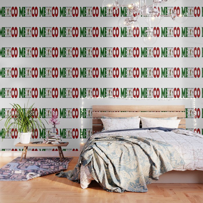 Mexico Font With Mexican Flag Wallpaper By Havocgirl Society6