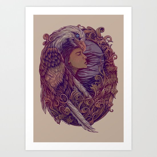 Moon Art Print