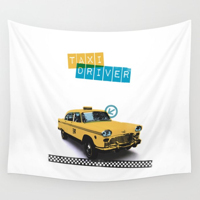 Taxi driver Wall Tapestry