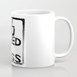 All You Need Is Less In Craft Stamp Black Ink Coffee Mug