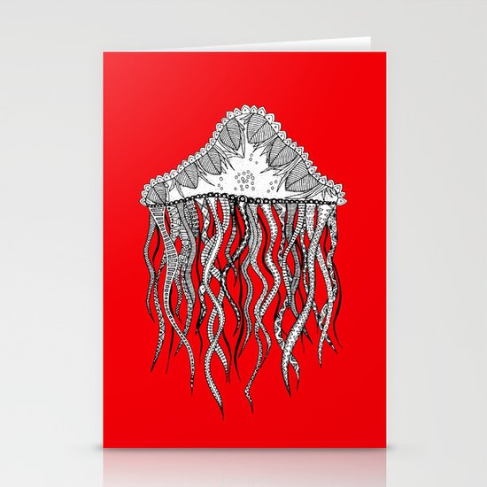 JellyFish Stationery Cards