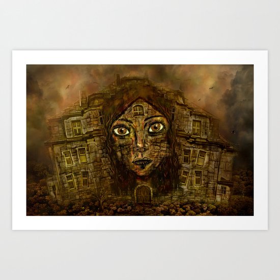 Girlz Houze Art Print