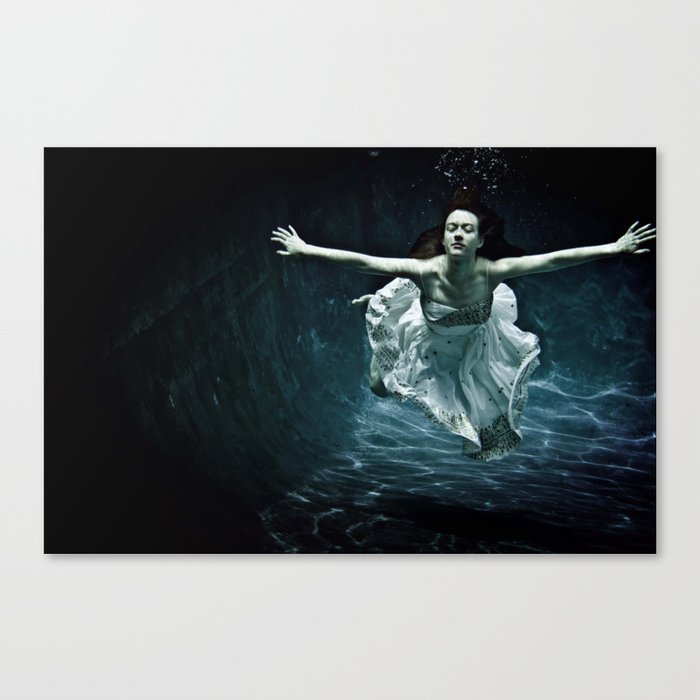 abyss of the disheartened : girl I Canvas Print