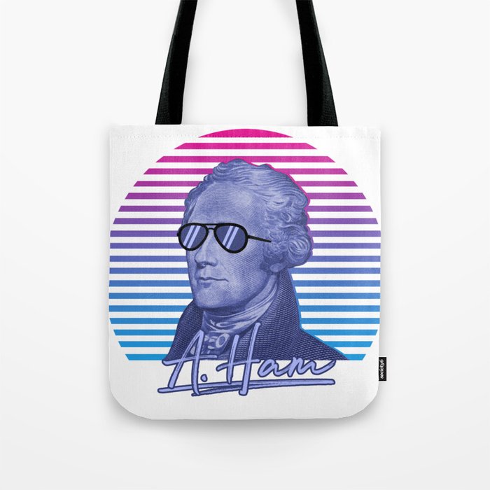 Vintage Retro Alexander Hamilton Musical Funny Patriotic Gift Tote