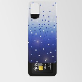 Blue Square Confetti Android Card Case