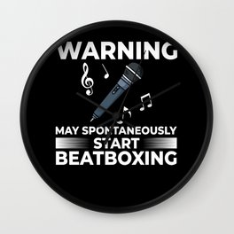 Beatboxing Music Challenge Beat Beatbox Wall Clock