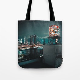 The Water Tower New York City (Color) Tote Bag