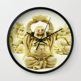 Happy Buddha  Wall Clock
