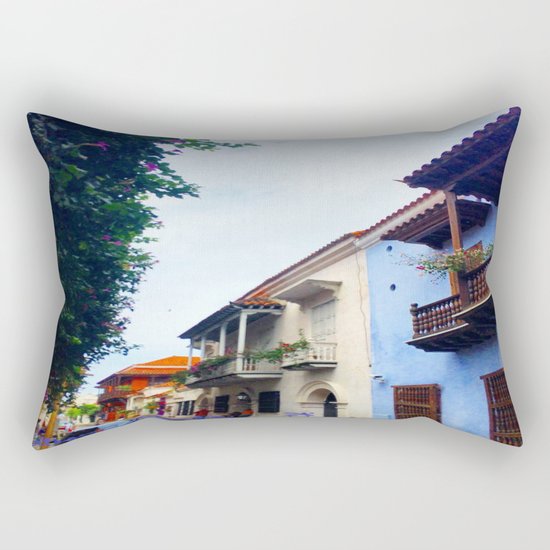 Cartagena Has Stolen My Heart, Mi Corazon Rectangular Pillow