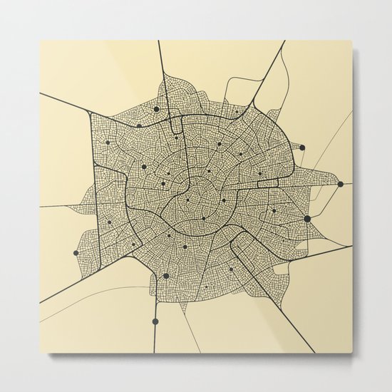 METROPOLIS Metal Print