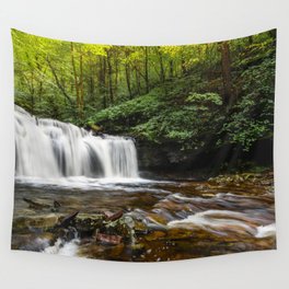 Appalachian Waterfall VII - Ricketts Glen Adventure Wall Tapestry