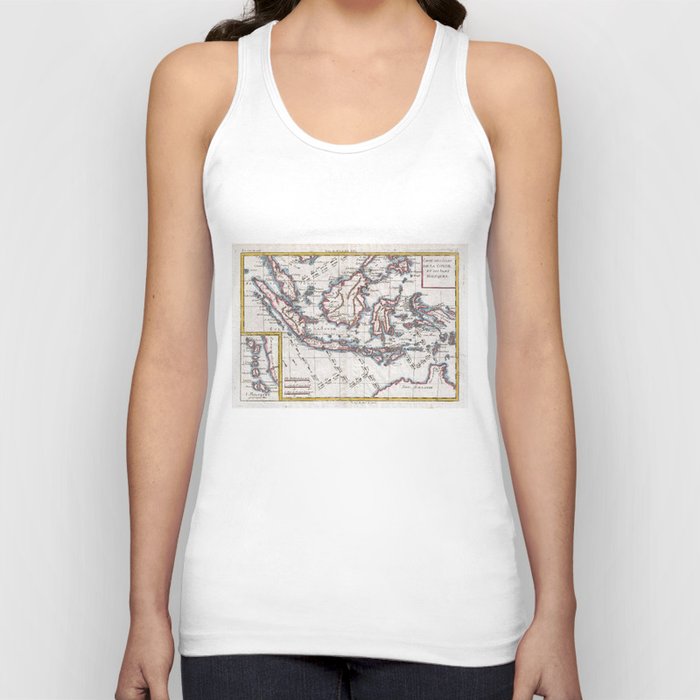 Vintage Map of Indonesia (1780) Tank Top