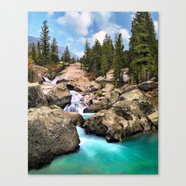 Colorado waterfall Canvas Print