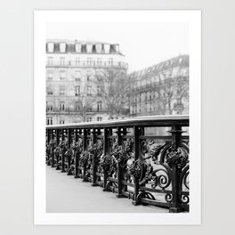 Classic Paris - Black and White Travel Photography Art Print